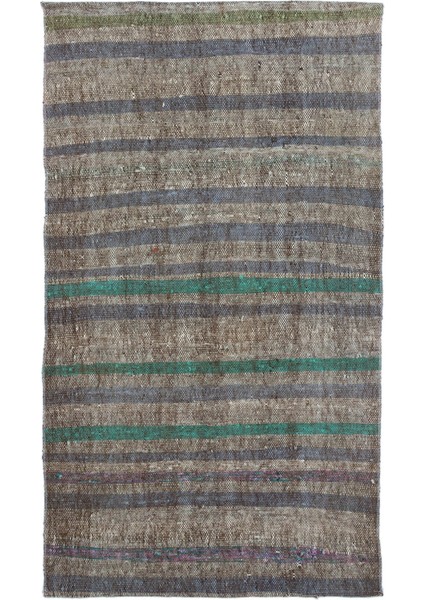 Atina Siyah Eskitme Yün Modern Desenli Yün Hav Toz Vermez Leke Tutmayan Salon Yolluk Mutfak El Dokuma Halı