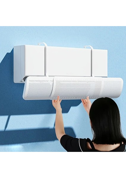 Ayarlanabilir Split Tipi Klima Hava Yönlendirici Klima Rüzgar Kalkanı Hava Çarpma Önleyici