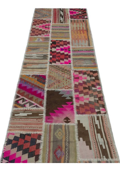 Teselya Mavi Patchwork Yün Modern Desenli Yün Hav Toz Vermez Leke Tutmayan Salon Yolluk Mutfak El Dokuma Halı modelleri