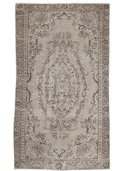 Atina Bej Eskitme Yün Modern Desenli Yün Hav Toz Vermez Leke Tutmayan Salon Yolluk Mutfak El Dokuma Halı