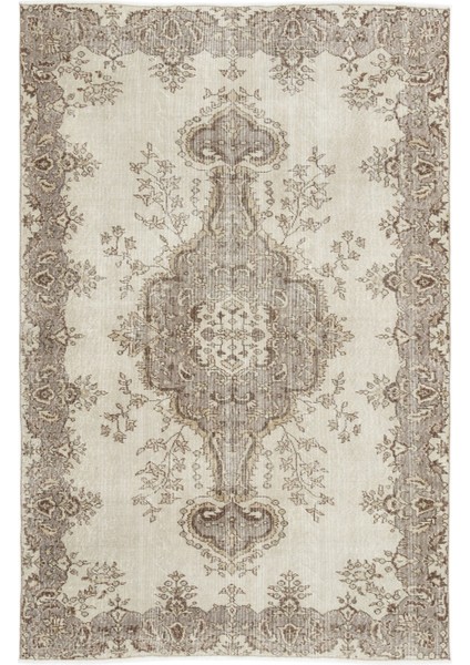 Atina Kırmızı Eskitme Yün Modern Desenli Yün Hav Toz Vermez Leke Tutmayan Salon Yolluk Mutfak El Dokuma Halı