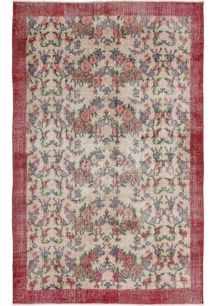 Atina Bej Eskitme Yün Modern Desenli Yün Hav Toz Vermez Leke Tutmayan Salon Yolluk Mutfak El Dokuma Halı