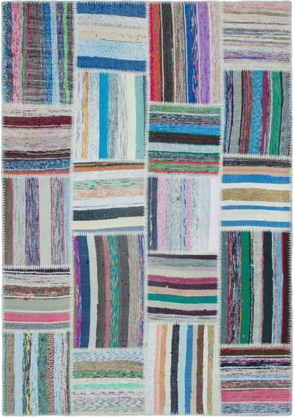 Teselya Bej Eskitme Yün Modern Desenli Yün Hav Toz Vermez Leke Tutmayan Salon Yolluk Mutfak El Dokuma Halı