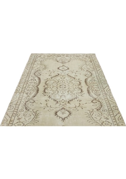 Girit Bej Çizgili Yün Modern Desenli Yün Hav Toz Vermez Leke Tutmayan Salon Yolluk Mutfak El Dokuma Halı fırsatları