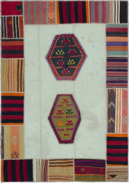 Atina Bej Eskitme Yün Modern Desenli Yün Hav Toz Vermez Leke Tutmayan Salon Yolluk Mutfak El Dokuma Halı