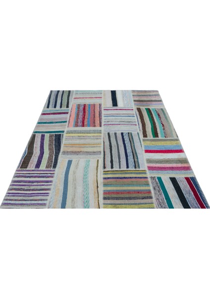 Atina Turkuaz Eskitme Yün Modern Desenli Yün Hav Toz Vermez Leke Tutmayan Salon Yolluk Mutfak El Dokuma Halı modelleri