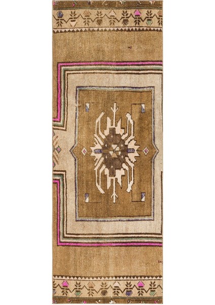 Girit Bej Çizgili Yün Modern Desenli Yün Hav Toz Vermez Leke Tutmayan Salon Yolluk Mutfak El Dokuma Halı