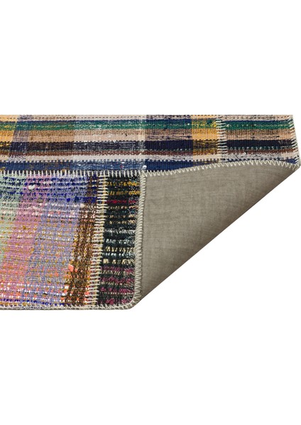 Iskece Bej Patchwork Yün Modern Desenli Yün Hav Toz Vermez Leke Tutmayan Salon Yolluk Mutfak El Dokuma Halı modelleri