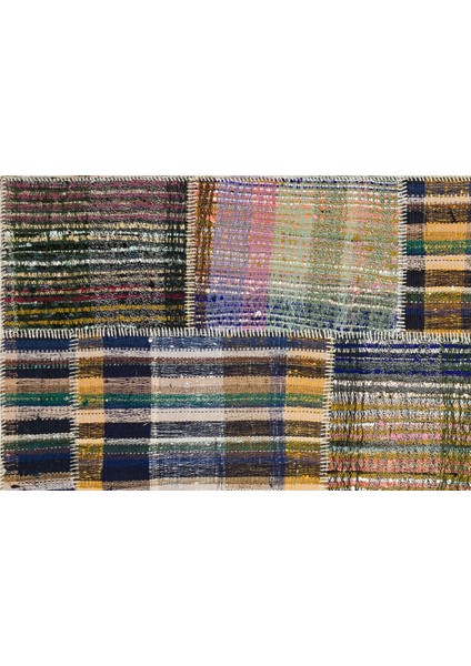 Iskece Bej Patchwork Yün Modern Desenli Yün Hav Toz Vermez Leke Tutmayan Salon Yolluk Mutfak El Dokuma Halı fırsatları