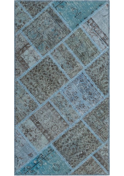 Atina Sarı Eskitme Yün Modern Desenli Yün Hav Toz Vermez Leke Tutmayan Salon Yolluk Mutfak El Dokuma Halı