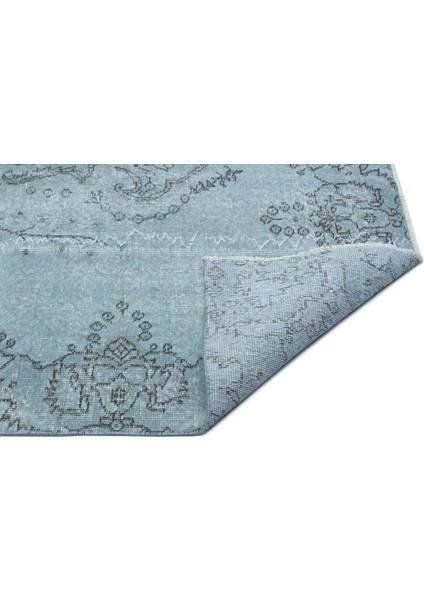 Turkuaz Göbekli Yün Modern Desenli Yün Hav Toz Vermez Leke Tutmayan Salon Yolluk Mutfak El Dokuma Halı fiyatları