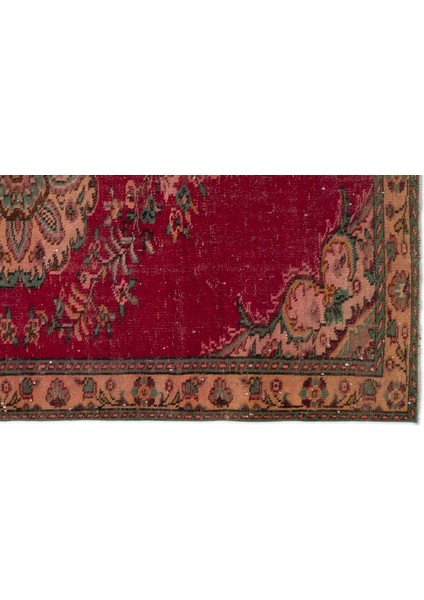 Kırmızı Göbekli Yün Modern Desenli Yün Hav Toz Vermez Leke Tutmayan Salon Yolluk Mutfak El Dokuma Halı indirimleri