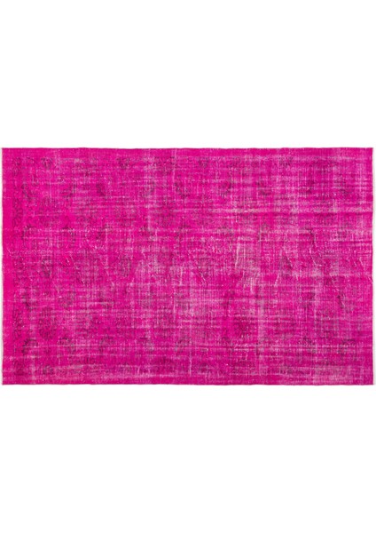 Pembe Eskitme Yün Modern Desenli Yün Hav Toz Vermez Leke Tutmayan Salon Yolluk Mutfak El Dokuma Halı