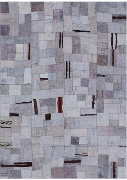 Atina Bej Eskitme Yün Modern Desenli Yün Hav Toz Vermez Leke Tutmayan Salon Yolluk Mutfak El Dokuma Halı