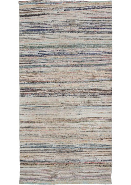 Selanik Bej Eskitme Yün Modern Desenli Yün Hav Toz Vermez Leke Tutmayan Salon Yolluk Mutfak El Dokuma Halı