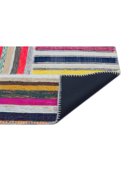 Girit Bej Çizgili Yün Modern Desenli Yün Hav Toz Vermez Leke Tutmayan Salon Yolluk Mutfak El Dokuma Halı fiyatları