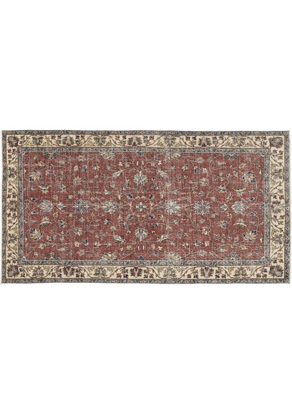 Kahverengi Çerçeveli Yün Modern Desenli Yün Hav Toz Vermez Leke Tutmayan Salon Yolluk Mutfak El Dokuma Halı