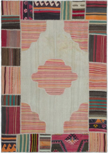 Atina Bej Eskitme Yün Modern Desenli Yün Hav Toz Vermez Leke Tutmayan Salon Yolluk Mutfak El Dokuma Halı