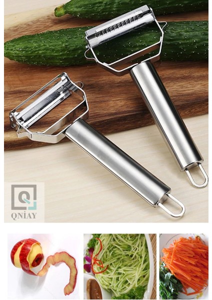 Pratik Paslanmaz Çelik Turbo Jülyen Meyve Sebze Soyucu Kesici Doğrayıcı fiyatları