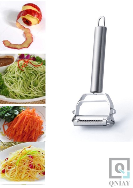 Pratik Paslanmaz Çelik Turbo Jülyen Meyve Sebze Soyucu Kesici Doğrayıcı modelleri