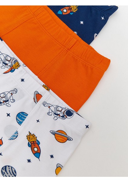 Yeni Sezon Beli Lastikli Erkek Cocuk Penye Boxer 3'lu - W52031Z1 modelleri