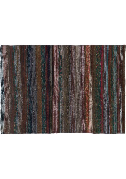 Teselya Bej Çizgili Yün Modern Desenli Yün Hav Toz Vermez Leke Tutmayan Salon Yolluk Mutfak El Dokuma Halı modelleri