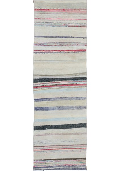 Teselya Turkuaz Patchwork Yün Modern Desenli Yün Hav Toz Vermez Leke Tutmayan Salon Yolluk Mutfak El Dokuma Halı