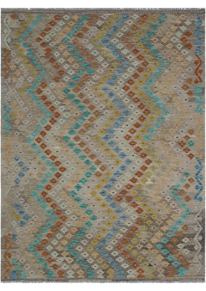 Atina Gri Eskitme Yün Modern Desenli Yün Hav Toz Vermez Leke Tutmayan Salon Yolluk Mutfak El Dokuma Halı