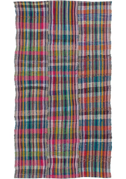 Iskece Turkuaz Eskitme Yün Modern Desenli Yün Hav Toz Vermez Leke Tutmayan Salon Yolluk Mutfak El Dokuma Halı