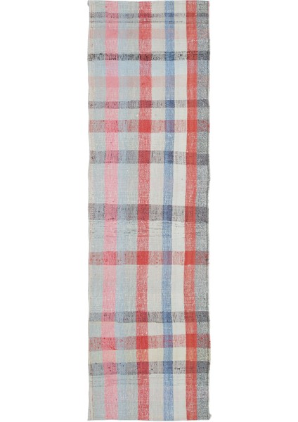 Girit Bej Çizgili Yün Modern Desenli Yün Hav Toz Vermez Leke Tutmayan Salon Yolluk Mutfak El Dokuma Halı