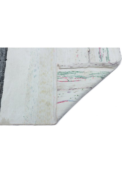 Teselya Bej Çizgili Yün Modern Desenli Yün Hav Toz Vermez Leke Tutmayan Salon Yolluk Mutfak El Dokuma Halı fiyatları