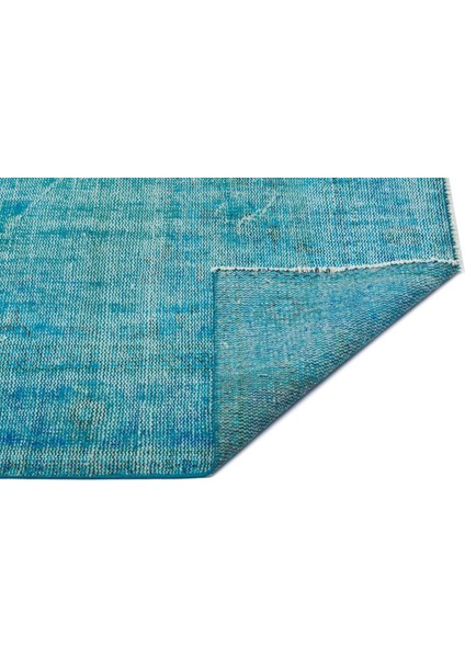 Atina Turkuaz Eskitme Yün Modern Desenli Yün Hav Toz Vermez Leke Tutmayan Salon Yolluk Mutfak El Dokuma Halı fiyatları