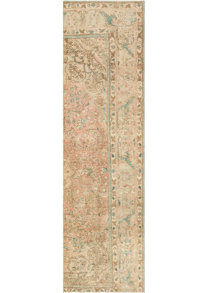 Teselya Bej Çizgili Yün Modern Desenli Yün Hav Toz Vermez Leke Tutmayan Salon Yolluk Mutfak El Dokuma Halı