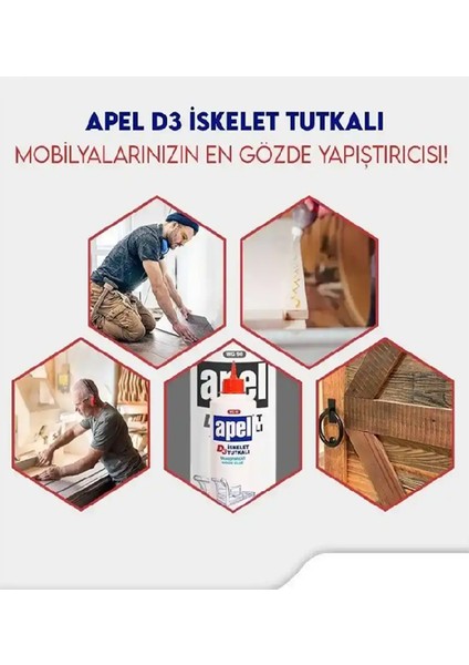 Iskelet Tutkalı Tahta-Ahşap Kuvvetli Yapıştırıcı( Bir Adet) 700 Gr. WG90 modelleri