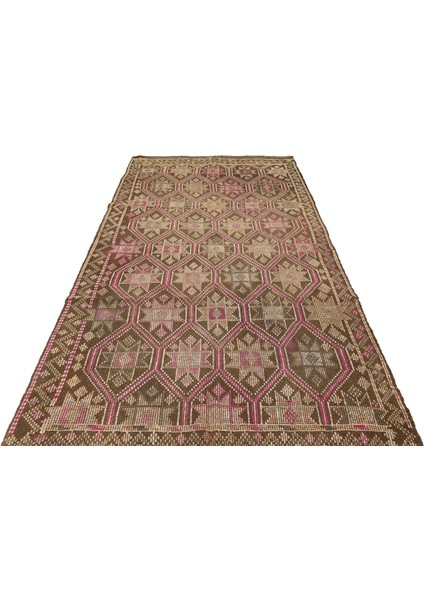 Atina Kahverengi Eskitme Yün Modern Desenli Yün Hav Toz Vermez Leke Tutmayan Salon Yolluk Mutfak El Dokuma Halı modelleri