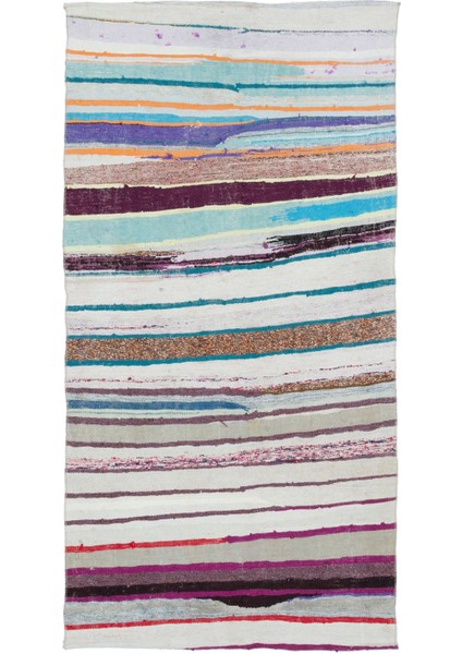 Iskece Kırmızı Eskitme Yün Modern Desenli Yün Hav Toz Vermez Leke Tutmayan Salon Yolluk Mutfak El Dokuma Halı