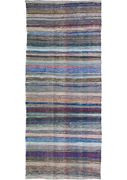 Girit Bej Çizgili Yün Modern Desenli Yün Hav Toz Vermez Leke Tutmayan Salon Yolluk Mutfak El Dokuma Halı