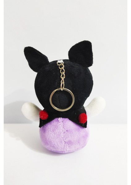 Peluş Kromii Anahtarlık -11 cm -Siyah-Lila - Oyuncak - Çanta Süsü - Doğum Günü Hediyesi-Yeniyıl Hed fiyatları