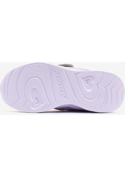 Heart Lights Lovin Reflection Küçük Kız Çocuk Gri Işıklı Spor Ayakkabı 302693N Smlt indirimleri