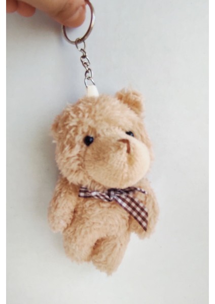 Peluş ( Açıkkahve) Ayıcık Anahtarlık -12CM - Oyuncak - Çanta Süsü - Doğum Günü-Sevgililer Günü Hediy modelleri