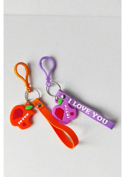 2 Adet Silikon Morturuncu Anahtarlık -16 cm - Oyuncak - Çanta Süsü - Doğum Günü Hediyesi fiyatları