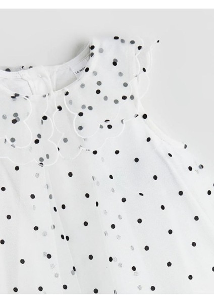 Lcw Baby Ekru Bisiklet Yaka Çiçekli Kız Bebek Elbise fiyatları