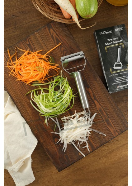 Kalite Pratik Paslanmaz Çelik Turbo Jülyen Meyve Sebze Soyucu Kesici Doğrayıcı Mutfak Gereçleri