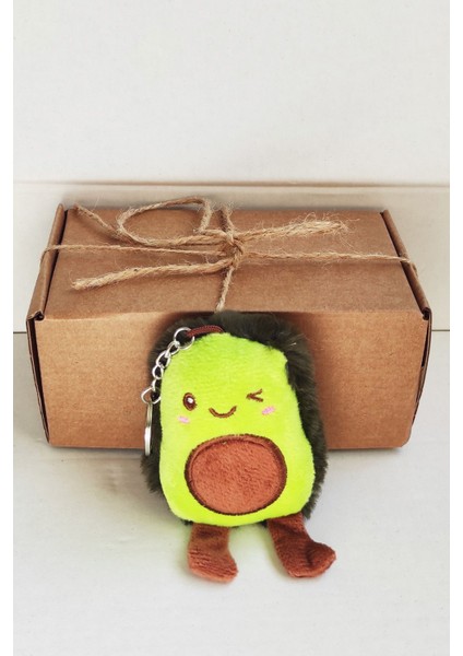 Peluş Avakado Anahtarlık -10CM - Oyuncak - Çanta Süsü - Doğum Günü-Sevgililer Günü Hediyesi-2