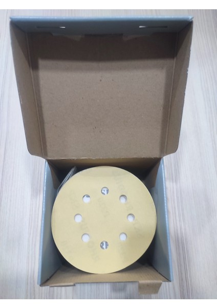 Zımpara 125LİK 8 Delik Cırt Zımpara 180 Kum