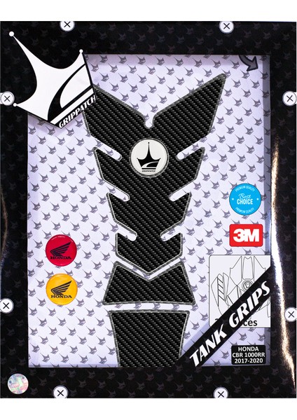 Honda CBR1000RR 2017-2020 ile Uyumlu Kaydırmaz 6d Karbon 30 Parça Tank Pad Seti GC73 fiyatları