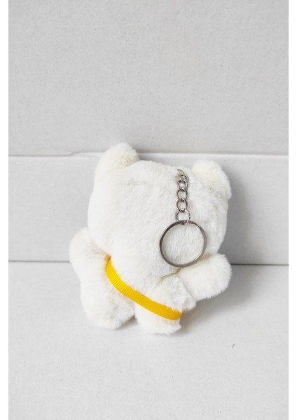 Peluş Beyaz Mavişkedi Anahtarlık -10 cm - Oyuncak - Çanta Süsü - Doğum Günü Hediyesi modelleri