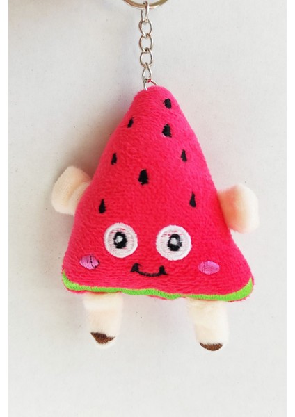 Peluş Pembe Üçgen Çilek Anahtarlık -10CM - Oyuncak - Çanta Süsü - Doğum Günü-Sevgililler Günü Hediye fiyatları