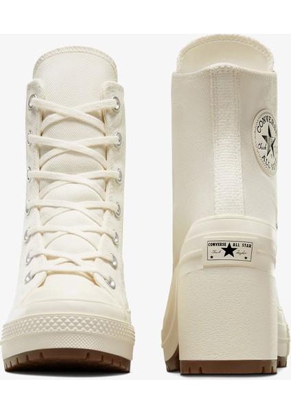 Chuck 70 De Luxe Heel Kadın Krem Platform Sneaker.286
