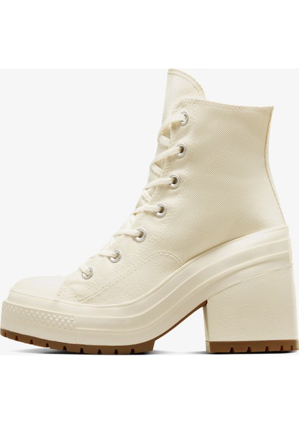 Chuck 70 De Luxe Heel Kadın Krem Platform Sneaker.286